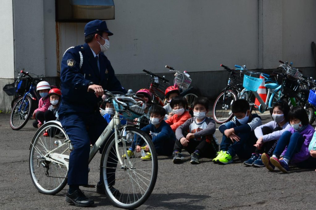 写真：交通安全教室と自転車教室の様子5