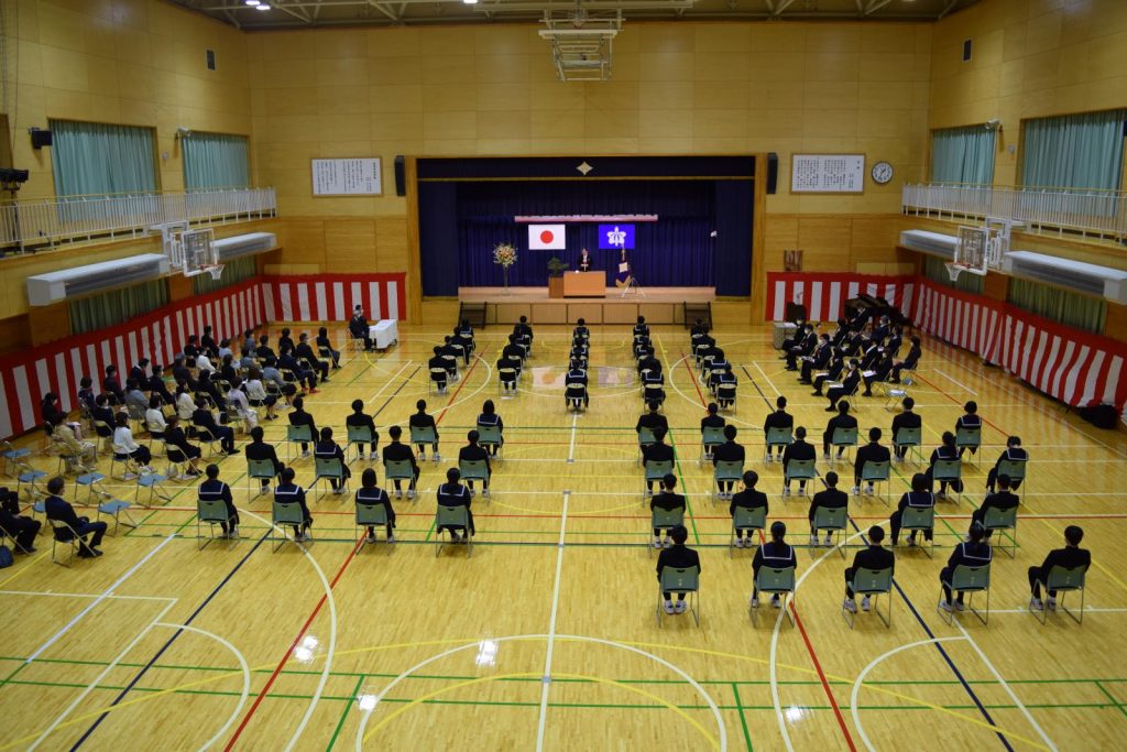 写真：入学式の様子