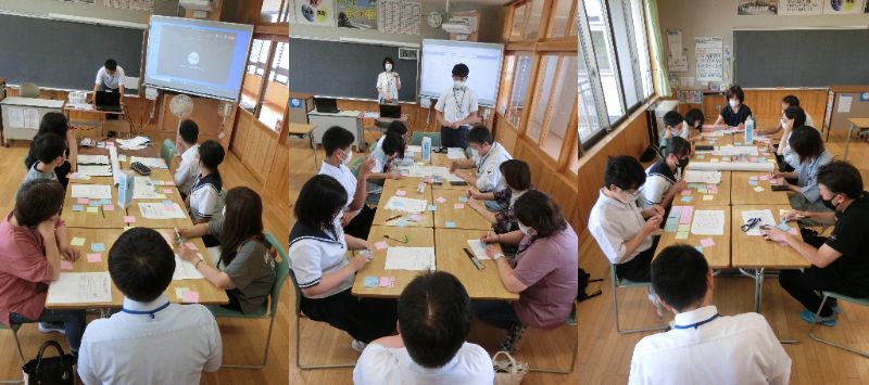 写真：東由利小中ＰＴＡ意見交流会の様子1