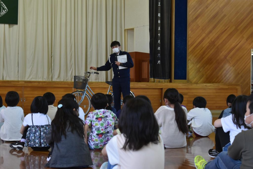 写真：交通安全教室の様子1