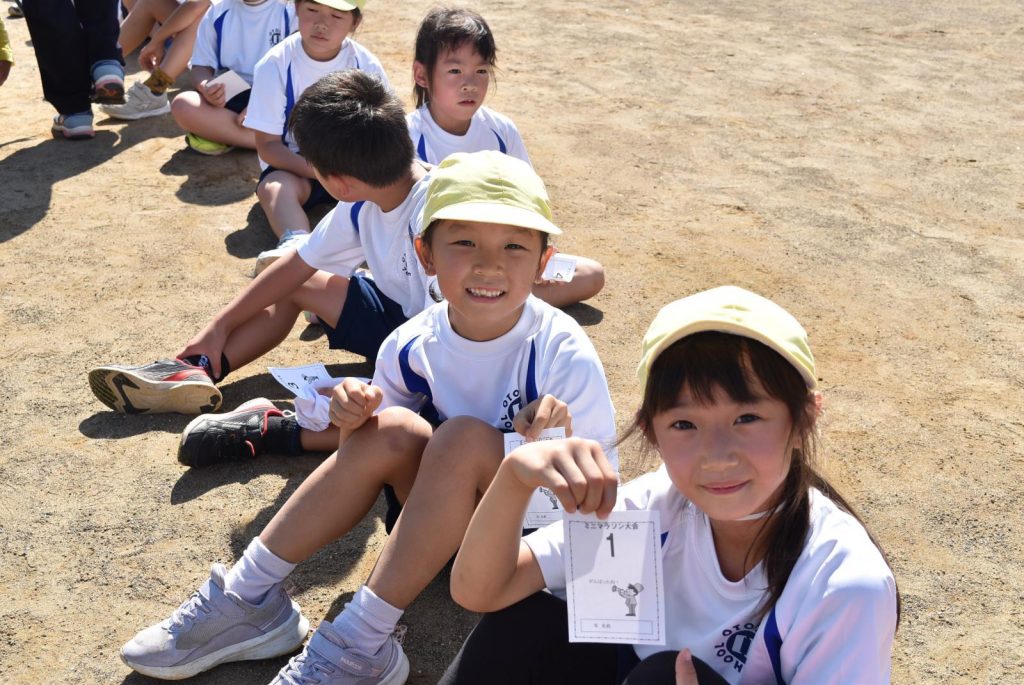 写真：ミニマラソン大会の様子1