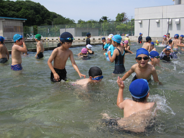 小学　水泳 